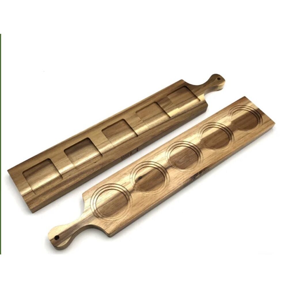 Zavis Green Acacia 5-Hole Double-Sided Flight‎ Board 22" 3 boards per box